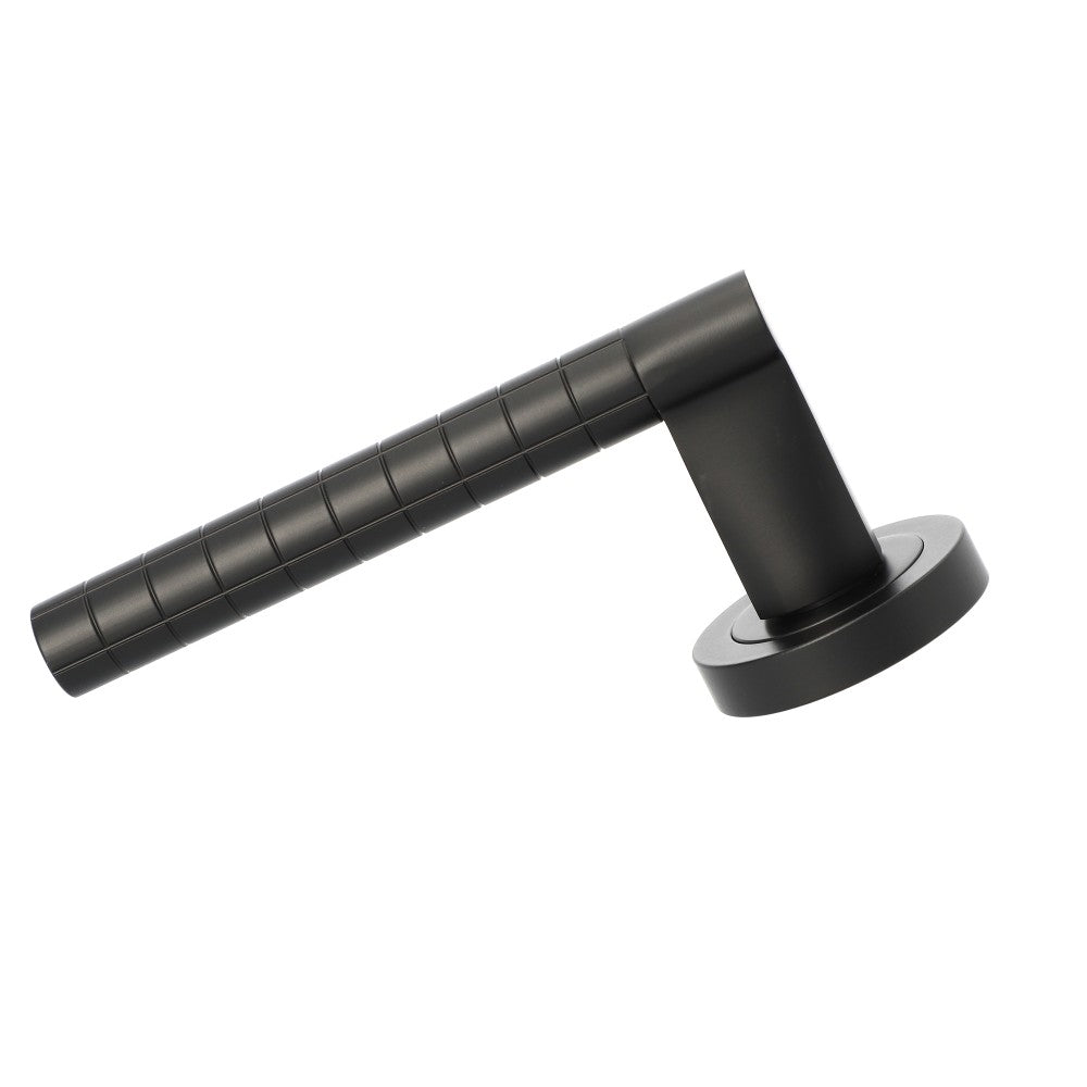 Hey Quadra Lever Handle on Threaded Round Rose