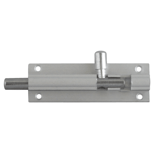 Aldridge Bolts 76mm ASEC Aluminium 25mm Wide Straight Barrel Bolt