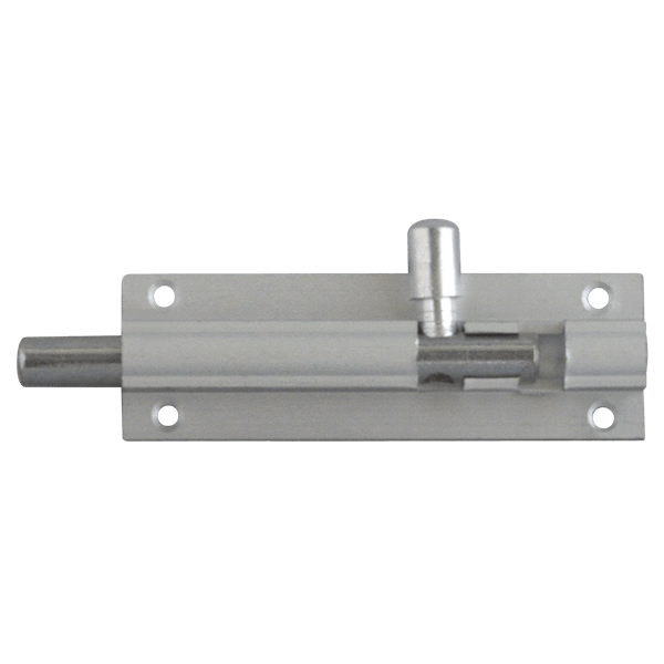 Aldridge Bolts 76mm ASEC Aluminium 25mm Wide Straight Barrel Bolt
