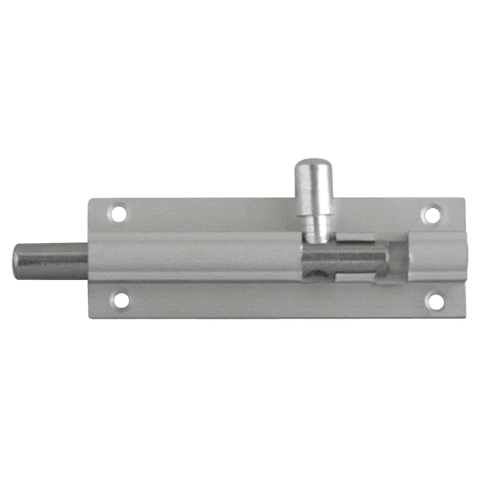 Aldridge Bolts 76mm ASEC Aluminium 25mm Wide Straight Barrel Bolt