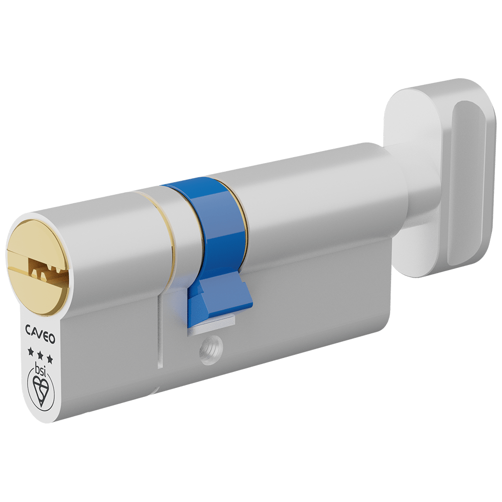 Aldridge Cylinders CAVEO TS007 3* Key & Turn Euro Dimple Cylinder - 70mm 30(Ext)/40
