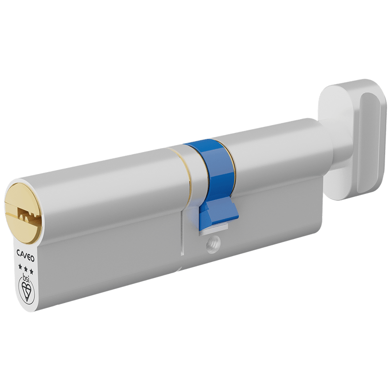Aldridge Cylinders CAVEO TS007 3* Key & Turn Euro Dimple Cylinder - 95mm 55(Ext)/40