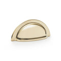 Bardom Ridged Cup Handle Polished Brass Love Handles uk