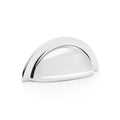 Bardom Ridged Cup Handle Polished Chrome Love Handles uk
