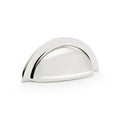 Bardom Ridged Cup Handle Polished Nickel Love Handles uk