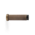 Brunel Knurled Door Stop Antique Brass 75mm Love Handles uk