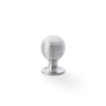Alexander & Wilks Cupboard Knob Satin Chrome AW Caesar Cupboard Knob on 25mm Round Rose