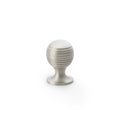 Alexander & Wilks Cupboard Knob Satin Nickel AW Caesar Cupboard Knob on 25mm Round Rose