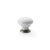 White & Grey Knob, Antique Nickel Rose