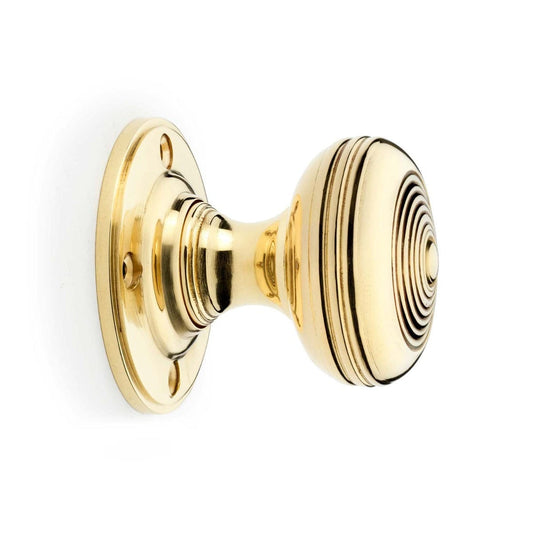 Alexander & Wilks Knobs Unlacquered Brass AW - Christoph Mortice Knob