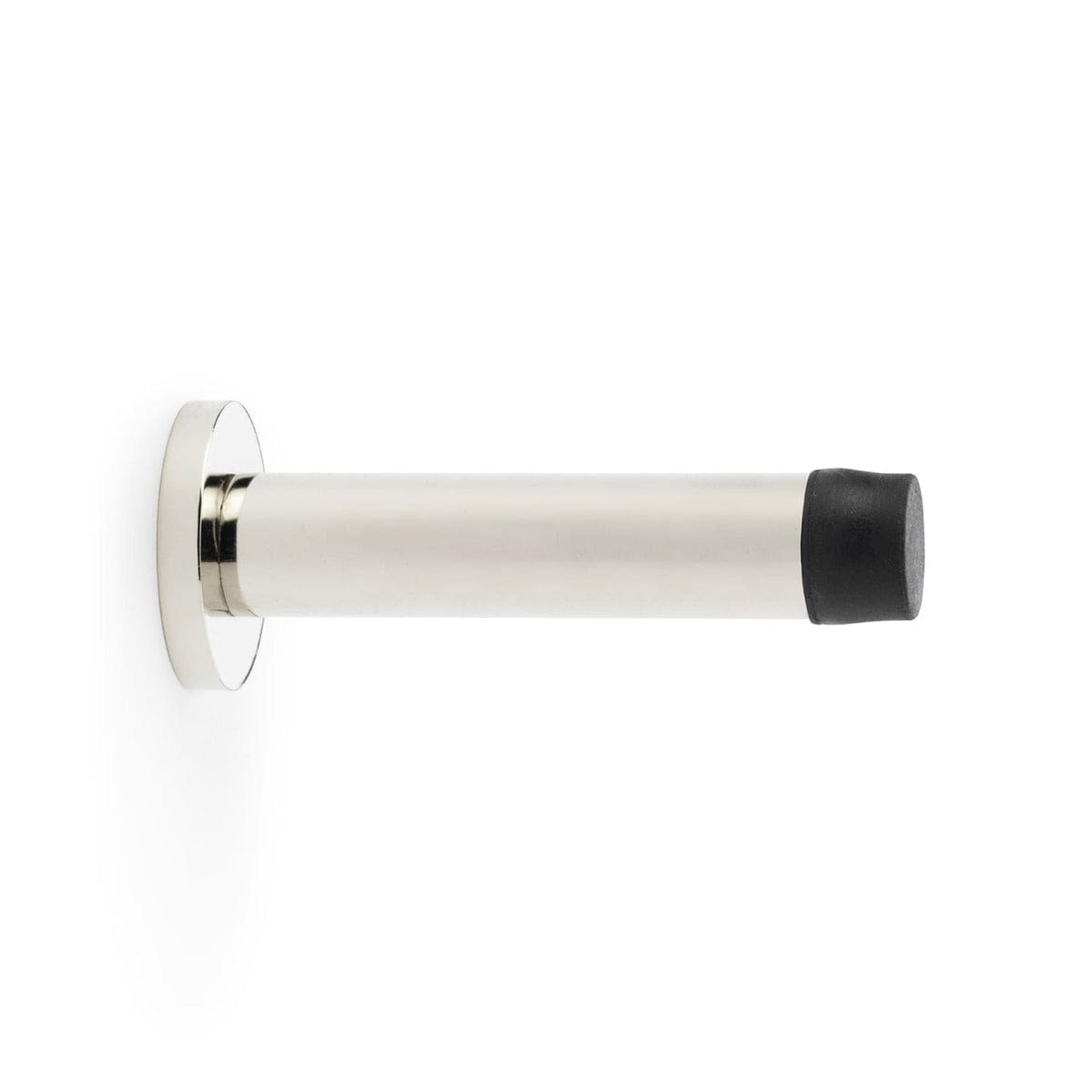 Alexander & Wilks Door Stops Polished Nickel AW - Cylinder Projection Door Stop on Rose