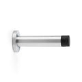 Cylinder Projection Door Stop on Rose Satin Chrome Love Handles uk