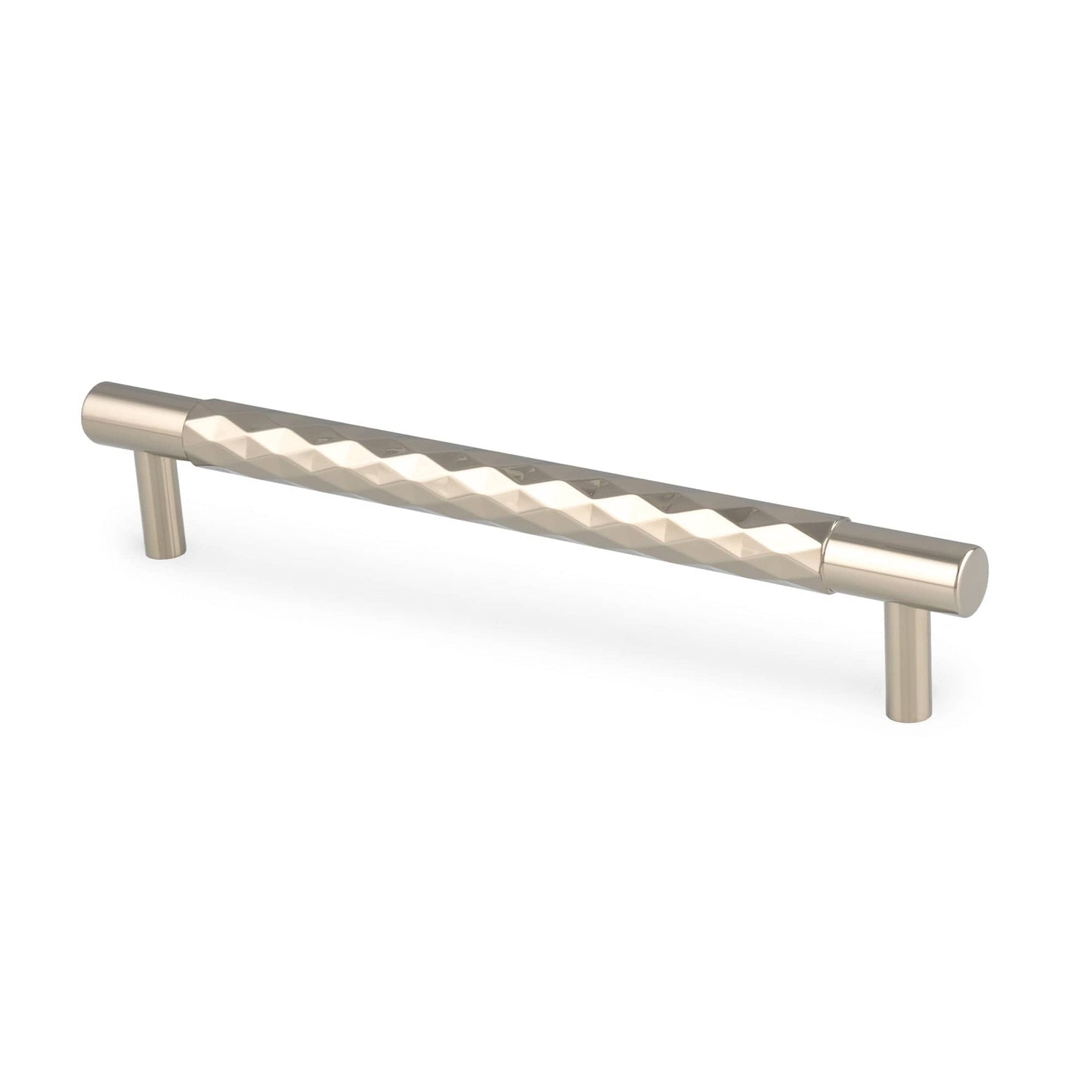 Alexander & Wilks Pull Handles Polished Nickel AW DIAMOND CUT BAR CABINET PULL