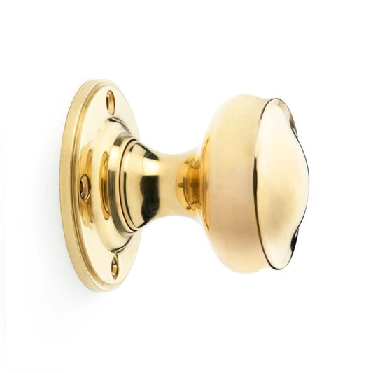 Alexander & Wilks Cupboard Knob Unlacquered Brass AW - Harris Door Knob
