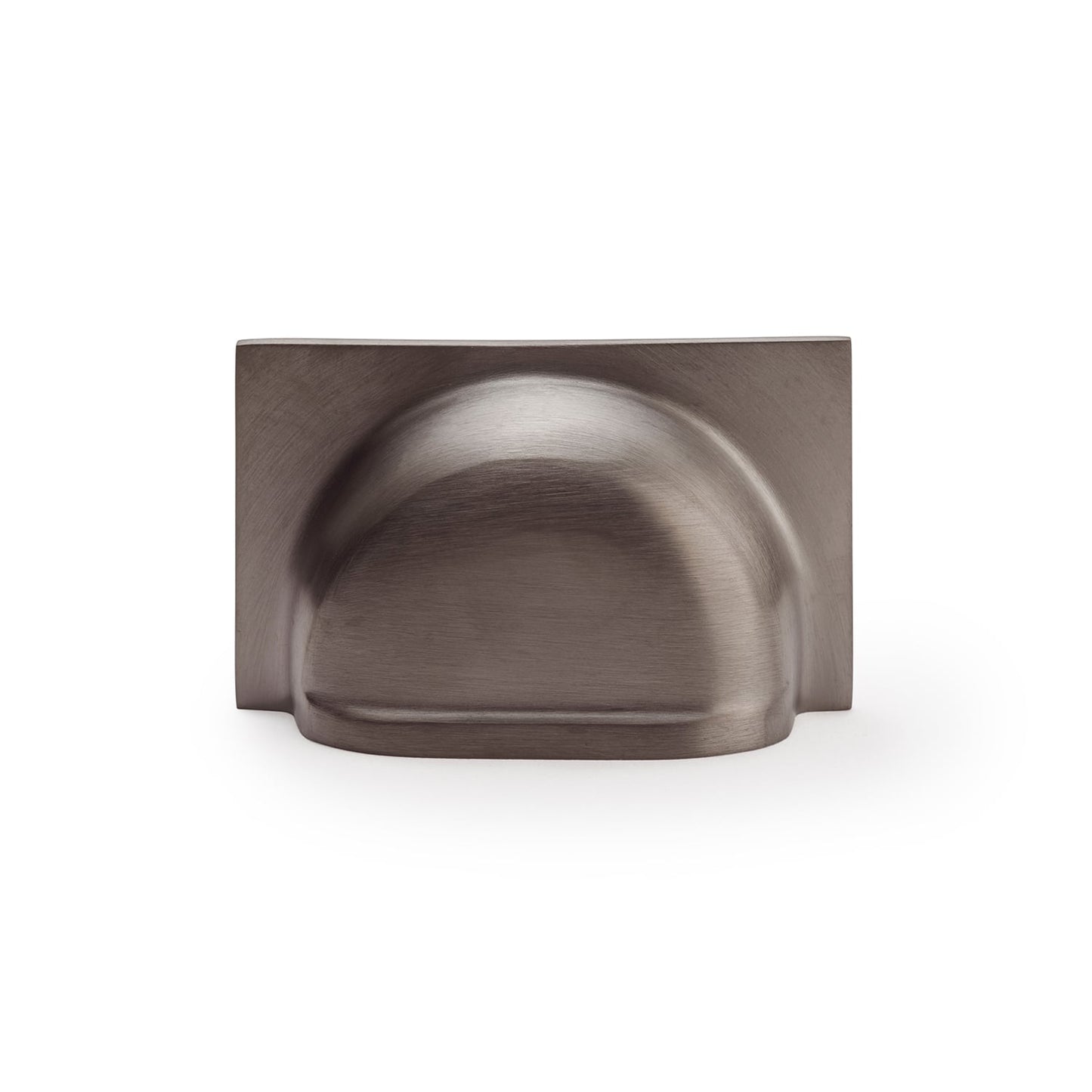 Alexander & Wilks Cupboard Handles Dark Bronze AW - Quantock Cup Pull Handle - Centres 40mm