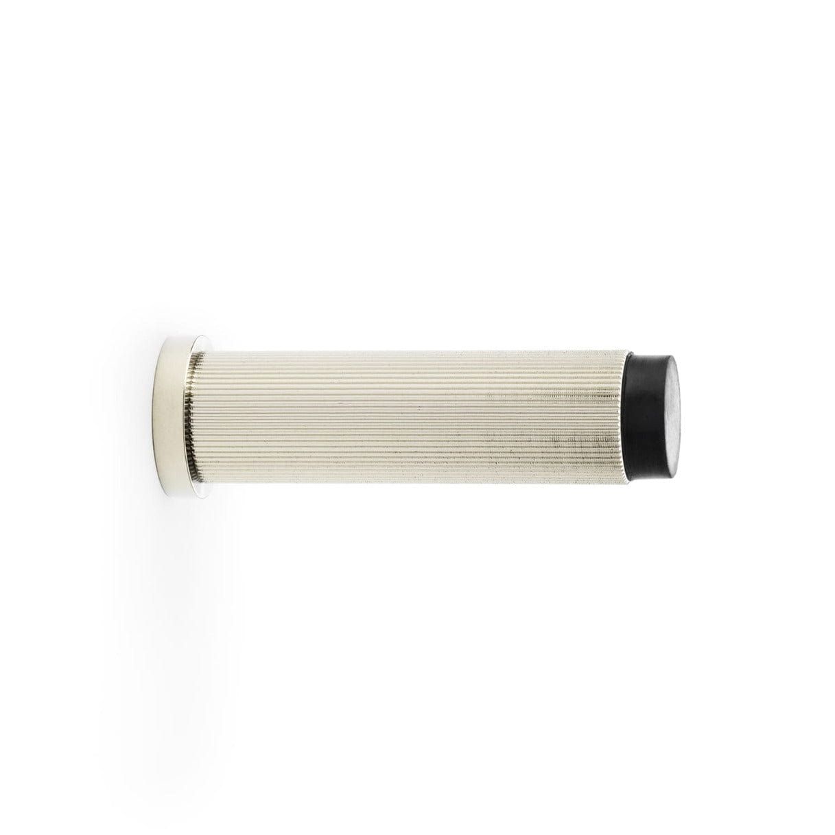 Alexander & Wilks Door Stops Polished Nickel PVD AW - Reeded Projection Door Stop