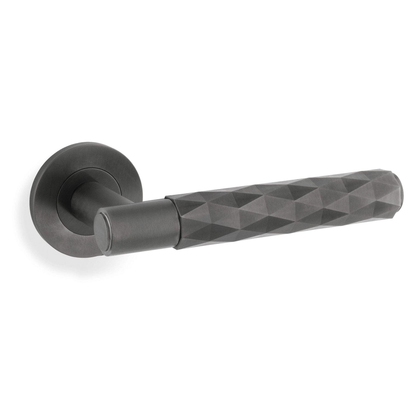 Alexander & Wilks Handles Dark Bronze AW SPITFIRE LEVER DIAMOND CUT ON 50X6MM ROSE