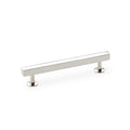 Square T-Bar Cupboard Pull Handle Polished Nickel 128mm Love Handles uk