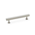 Square T-Bar Cupboard Pull Handle Satin Nickel 128mm Love Handles uk
