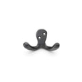 Alexander & Wilks Robe Hooks Black AW - Victorian Double Robe Hook