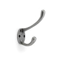 Victorian Hat and Coat Hook Antique Iron Love Handles uk