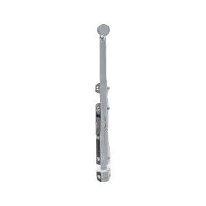 Carlisle Brass Surface Bolt - extended 355mm in a polished chrome finish, featuring a vertical design with a round end and a sturdy locking mechanism, ideal for securing doors and gates.