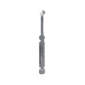 Carlisle Brass Surface Bolt - extended 355mm in a sleek silver finish, designed with a cylindrical top and a flat body for secure door locking mechanisms.