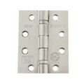 Atlantic Hinges Satin Stainless Steel Atlantic Ball Bearing Hinges Grade 13 Fire Rated 4″ x 3″ x 3mm