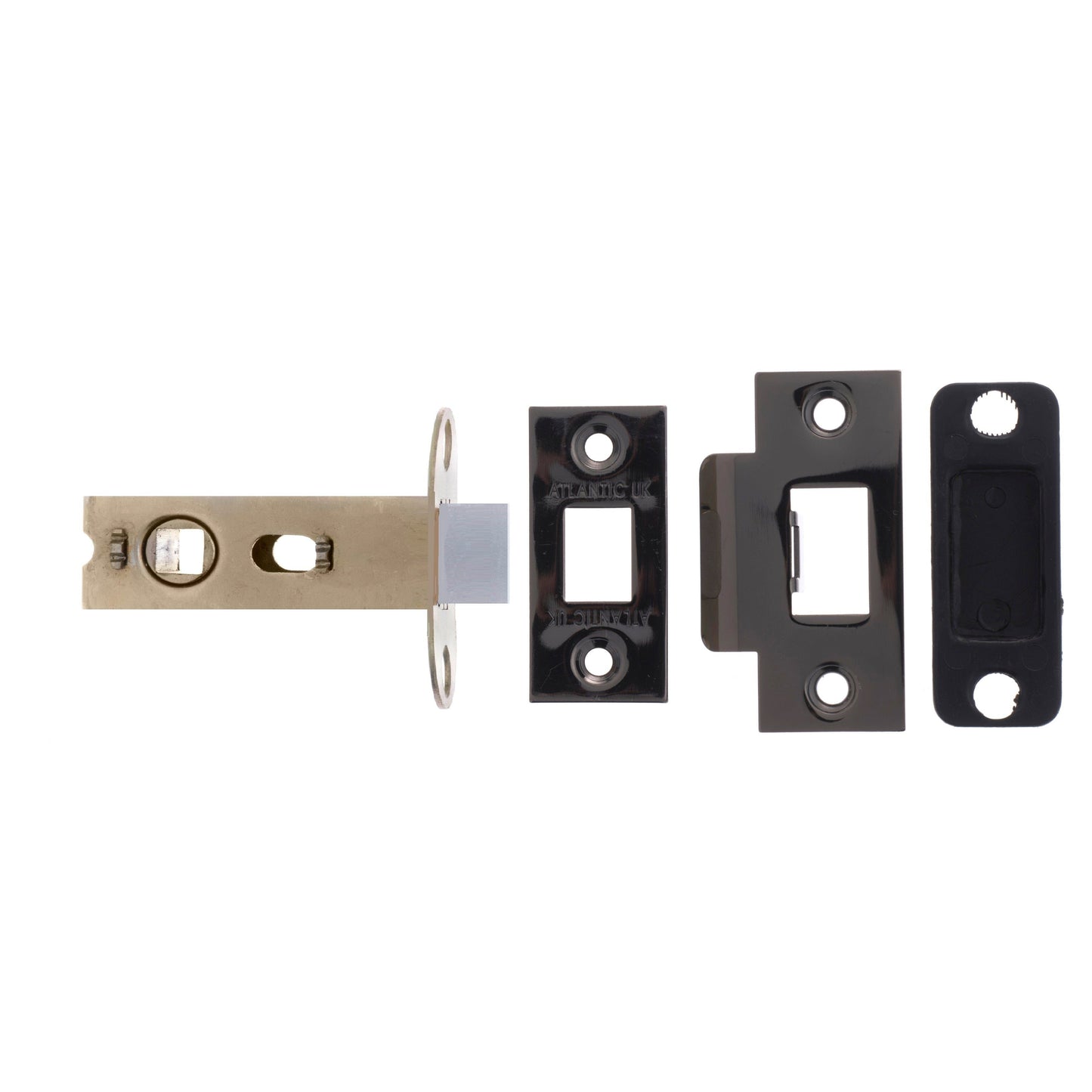 Atlantic Latches Black Nickel Atlantic Bolt Through Tubular Latch 2.5″