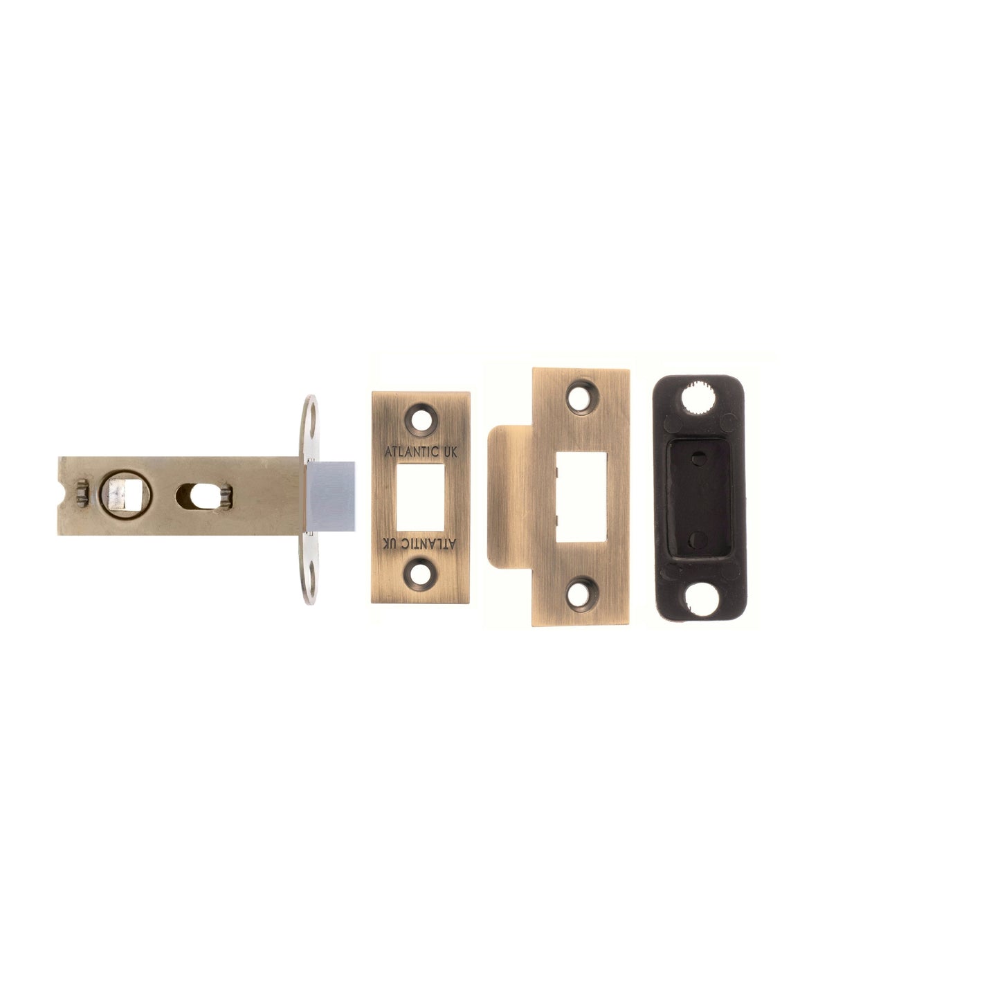 Atlantic Latches Matt Antique Brass Atlantic Bolt Through Tubular Latch 2.5″
