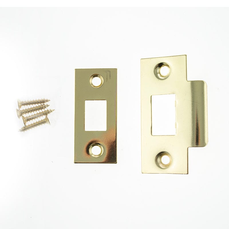 Atlantic Latches Polished Brass Atlantic Latch Face Plate Kit