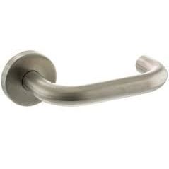 Atlantic Handles Satin Stainless Steel Atlantic Return To Door Lever - Satin Stainless Steel