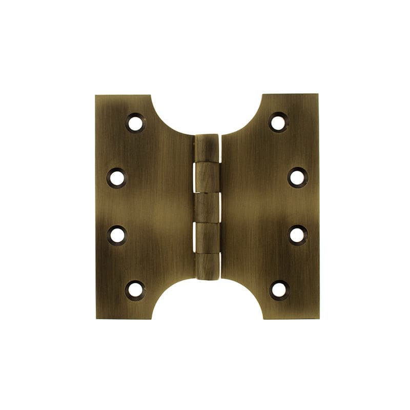 Atlantic Hinges Matt Antique Brass Atlantic (Solid Brass) Parliament Hinges 4" x 2" x 4mm