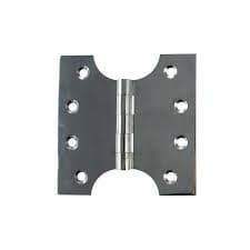 Atlantic Hinges Polished Chrome Atlantic (Solid Brass) Parliament Hinges 4" x 2" x 4mm