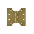 Atlantic Hinges Satin Brass Atlantic (Solid Brass) Parliament Hinges 4" x 2" x 4mm
