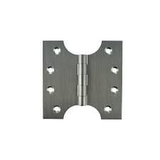 Atlantic Hinges Satin Chrome Atlantic (Solid Brass) Parliament Hinges 4" x 2" x 4mm