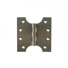 Atlantic Hinges Satin Nickel Atlantic (Solid Brass) Parliament Hinges 4" x 2" x 4mm