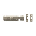 Atlantic Bolts Satin Nickel Atlantic Solid Brass Surface Door Bolt 4″
