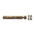 Atlantic Bolts Antique Brass Atlantic Solid Brass Surface Door Bolt 8″