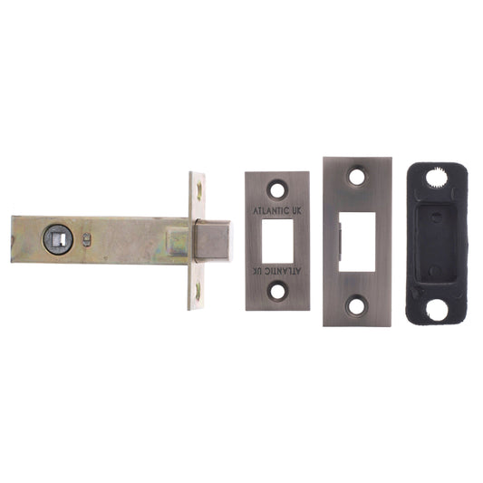Atlantic Latches Matt Gun Metal Atlantic Tubular Deadbolt 2.5″