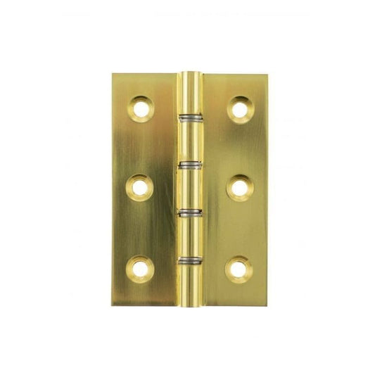 Atlantic Hinges Polished Brass Atlantic Washered Hinges 3" x 2" x 2.2mm