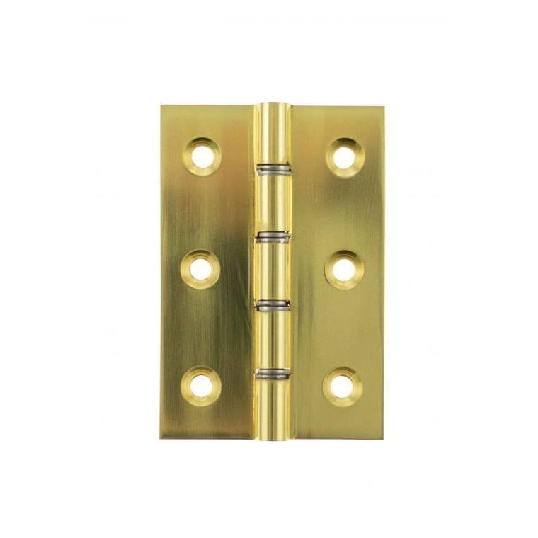 Atlantic Hinges Polished Brass Atlantic Washered Hinges 3" x 2" x 2.2mm