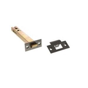 Atlantic Latches Distressed Silver Bolt Through Tubular Latch 6″