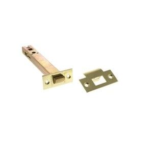 Atlantic Latches Polished Brass Bolt Through Tubular Latch 6″