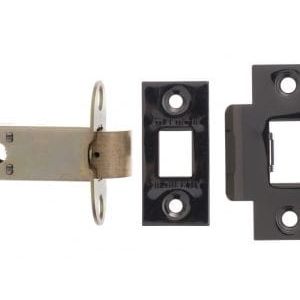 Atlantic Latches Black Nickel Bolt Through Tubular Latch
