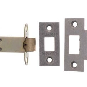 Atlantic Latches Distressed Silver Bolt Through Tubular Latch