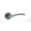 Atlantic Handles Satin Chrome Eco Aqua Aluminium Lever on Round Rose