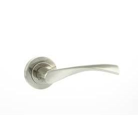 Atlantic Handles Satin Nickel/Polished Nickel Eco Aqua Aluminium Lever on Round Rose