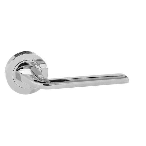 Atlantic Handles Polished Chrome Eco Surf Aluminium Lever on Round Rose