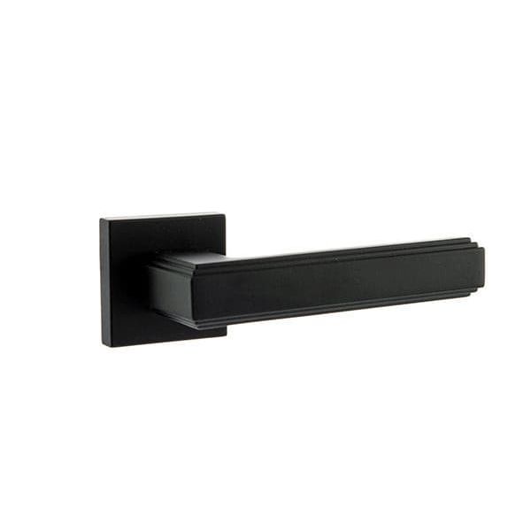 Atlantic Handles Forme Alila Designer Lever on Minimal Square Rose